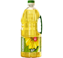 Масло подсолнечное Слобода рафинированное дезодорированное, 2.7л