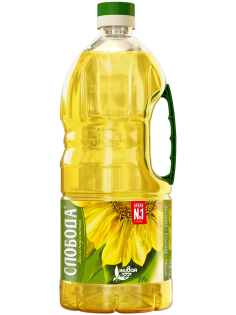 Масло подсолнечное Слобода рафинированное дезодорированное, 2.7л