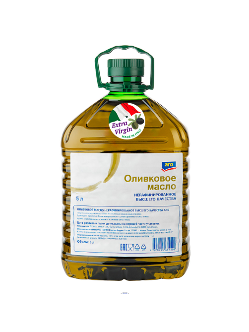 aro Масло оливковое Extra Virgin, 5л