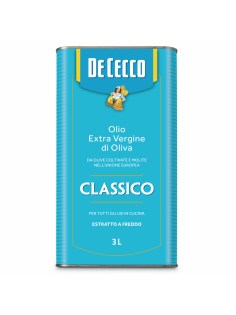 Масло оливковое De Cecco Classico нерафинированное, 3л