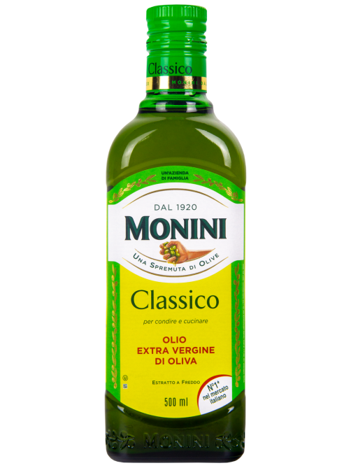 Масло оливковое Monini Classico Extra Virgin нерафинированное, 500мл