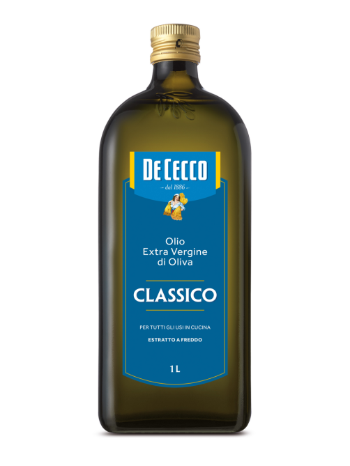 Масло оливковое De Cecco Classico Extra Virgin нерафинированное, 1л