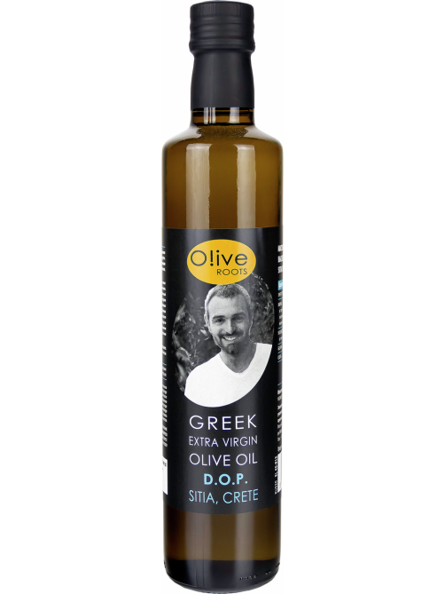 Масло оливковое Olive Roots D.O.P. Sitia Crete Extra Virgin нерафинированное, 500мл