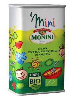 Масло оливковое Monini Il Mini Bio Extra Virgin нерафинированное, 500мл