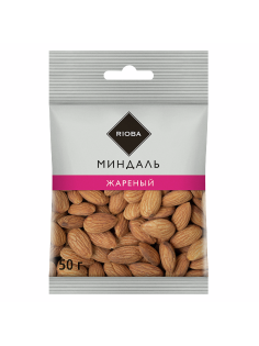 RIOBA Миндаль жареный, 50г