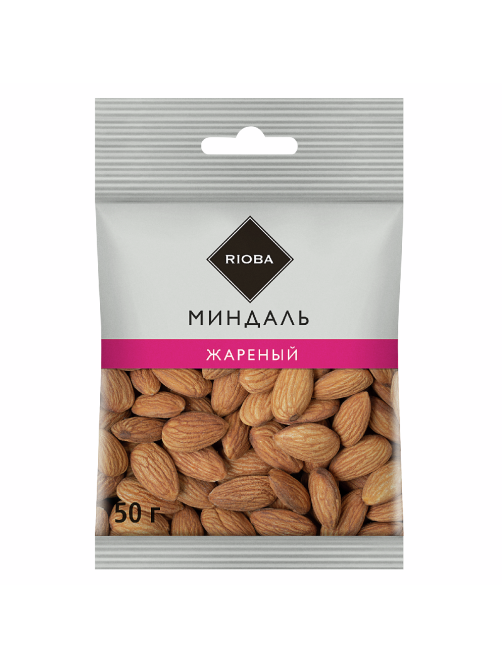 RIOBA Миндаль жареный, 50г