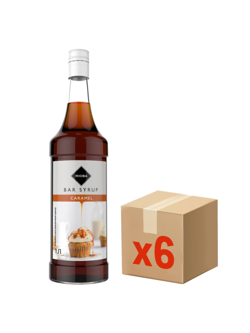 RIOBA Сироп карамель, 1л x 6 шт