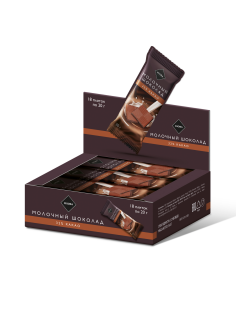 RIOBA Шоколад молочный 32% какао, 20г x 18 шт