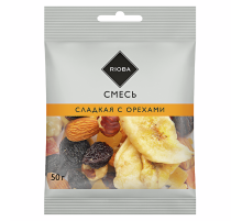 RIOBA Смесь сладкая с орехами, 50г