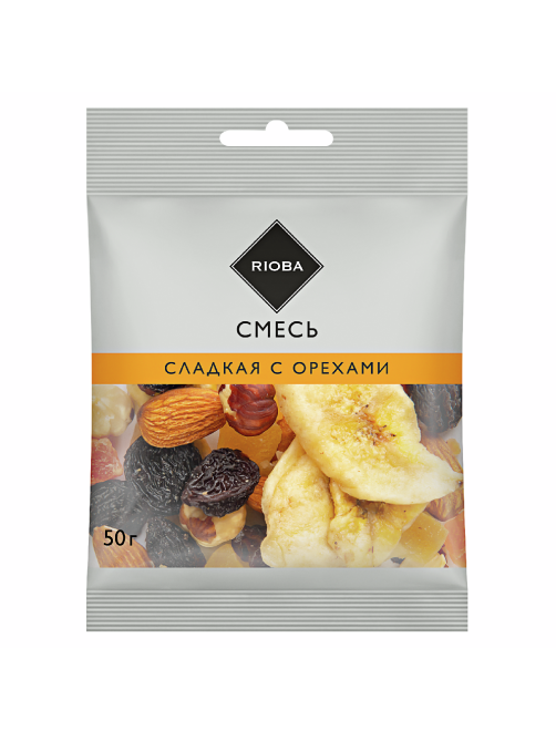 RIOBA Смесь сладкая с орехами, 50г