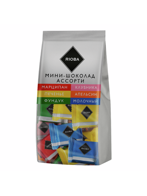 RIOBA Мини-шоколад Ассорти 6 вкусов, 800г
