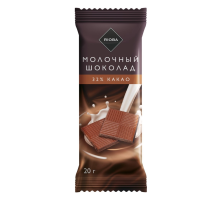 RIOBA Шоколад молочный 32% какао, 20г