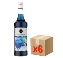 RIOBA Сироп голубой кюрасао, 1л x 6 шт