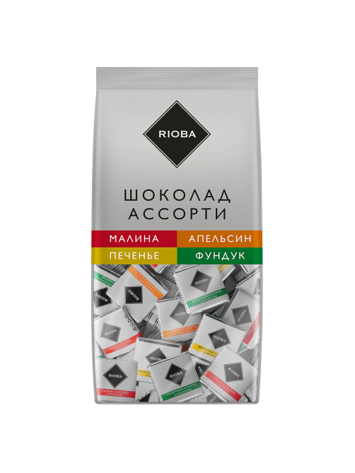 RIOBA Шоколад Ассорти 4 вкуса, 800г