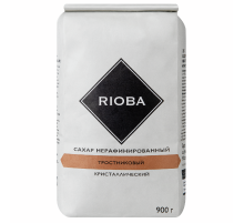 RIOBA Сахар тростниковый кристаллический, 900г