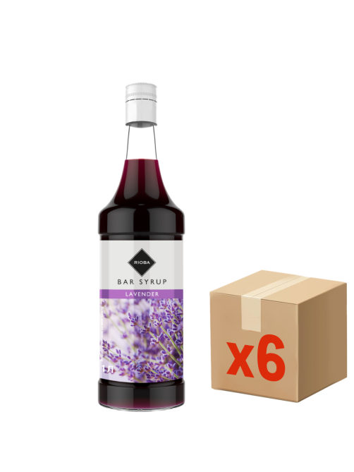 RIOBA Сироп лаванда, 1л x 6 шт