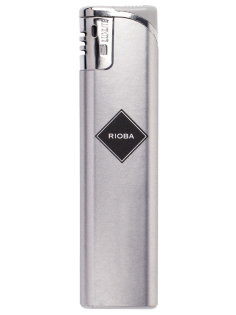 RIOBA Зажигалка пьезо серая XHD118