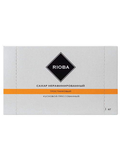 RIOBA Сахар тростниковый кусковой, 1кг