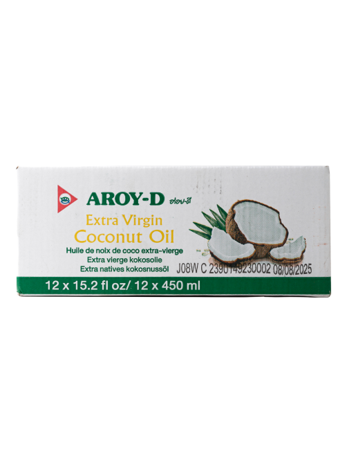 Масло кокосовое Aroy-D Extra Virgin нерафинированное, 450мл