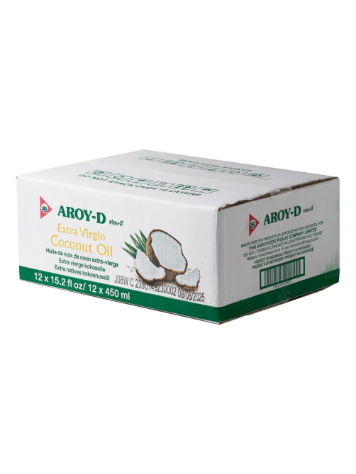 Масло кокосовое Aroy-D Extra Virgin нерафинированное, 450мл