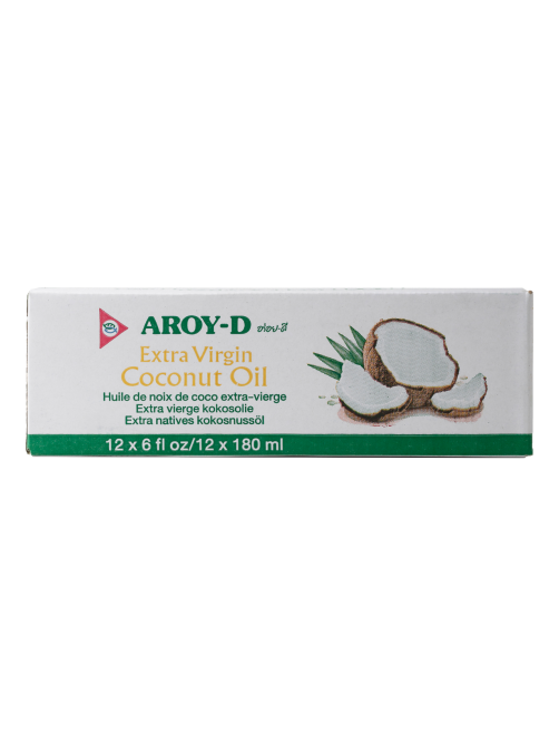 Масло кокосовое Aroy-D Extra Virgin нерафинированное, 180мл