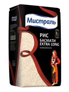 Крупа рис Мистраль Басмати Extra Long, 500г