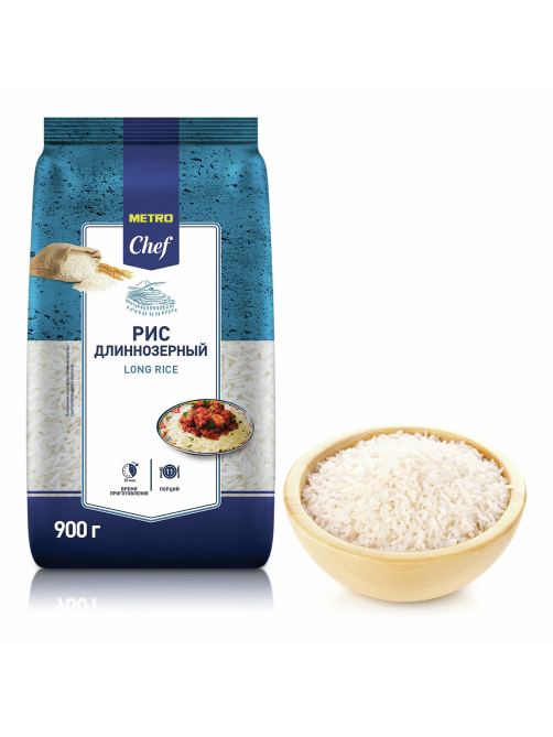 METRO Chef Крупа рис длиннозерный, 900г