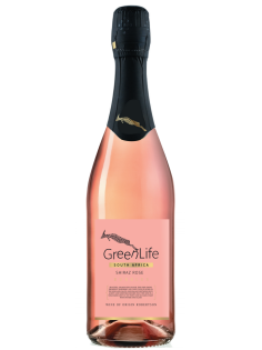 Вино игристое GreenLife Shiraz Bubbles розовое экстра брют, 0.75л