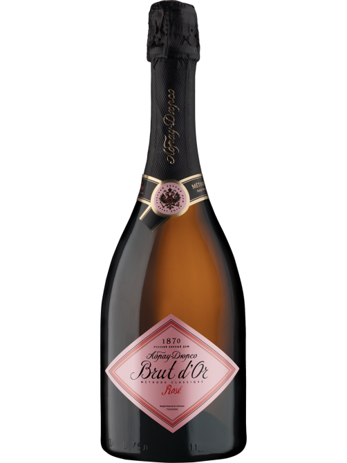 Вино игристое Абрау Дюрсо Brut d'Or Rose розовое брют, 0.75л