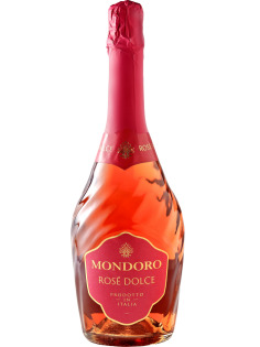 Вино игристое Mondoro Rose розовое полусладкое, 0.75л