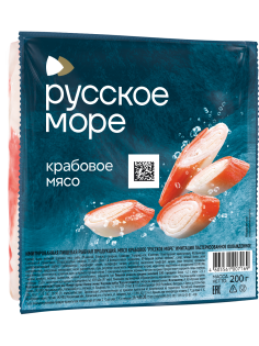 Мясо крабовое Русское море 200г