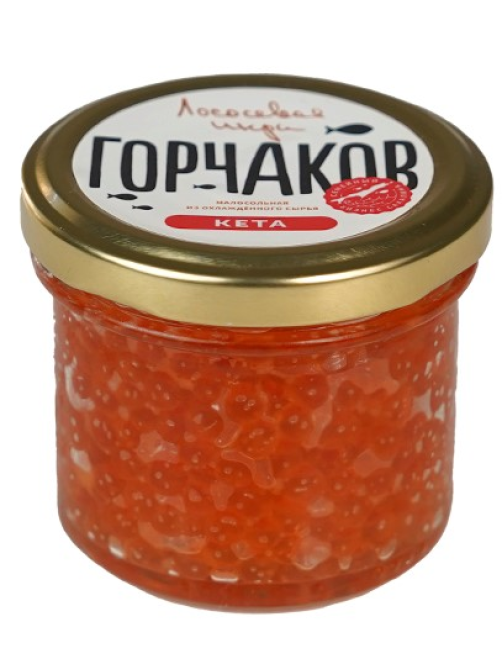 Икра лососевая Горчаков кета, 100г