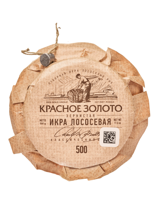Икра лососевая Красное Золото горбуша зернистая, 500г