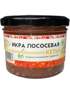 Икра лососевая Сила Сибири кета, 250г
