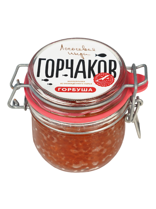 Икра лососевая Gorchakov Group зернистая горбуша, 230г