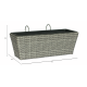 METRO PROFESSIONAL Балконный ящик Барбадос 52 x 21 x 23см
