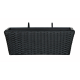 METRO PROFESSIONAL Балконный ящик Барбадос черный 52 x 21 x 23см