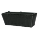 METRO PROFESSIONAL Балконный ящик Барбадос черный 52 x 21 x 23см