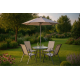 Набор мебели Zalger Garden Family с зонтом 6 предметов