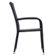 METRO PROFESSIONAL Кресло Mohim из полиротанга, 65 x 55 x 94см