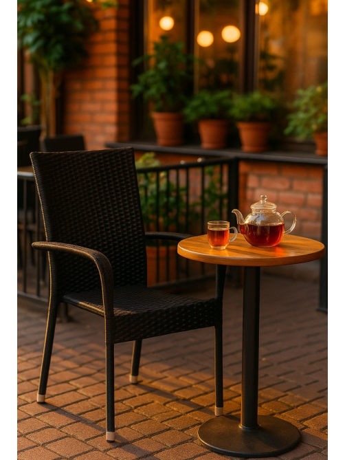 METRO PROFESSIONAL Кресло Mohim из полиротанга, 65 x 55 x 94см
