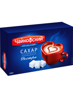 Сахар Чайкофский белый кусковой, 1кг