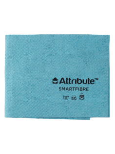 Салфетка Attribute Smartfiber для окон микрофибра, 32 x 26см
