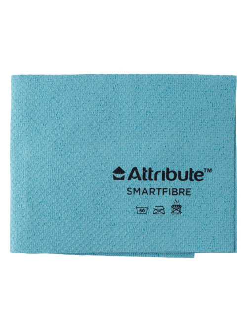 Салфетка Attribute Smartfiber для окон микрофибра, 32 x 26см
