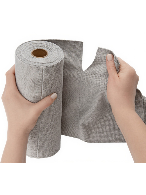 Салфетки Paterra микрофибра в рулоне 25 x 25см, 50шт