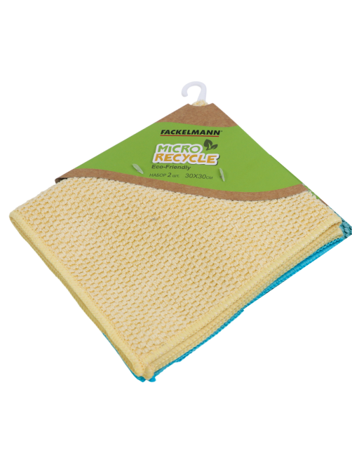 Салфетки Fackelmann Eco из микрофибры 2шт, 30 х 30см