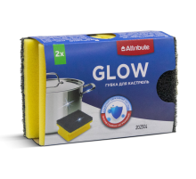 Губка для кастрюль Attribute Glow 9 x 7см, 2шт