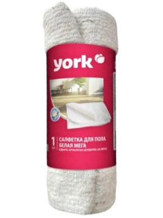 Салфетка для пола York Мега хлопковая белая, 100 х 100см