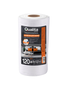 Салфетки Qualita в рулоне 25 x 25см, 120шт