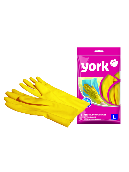 Перчатки хозяйственные York L